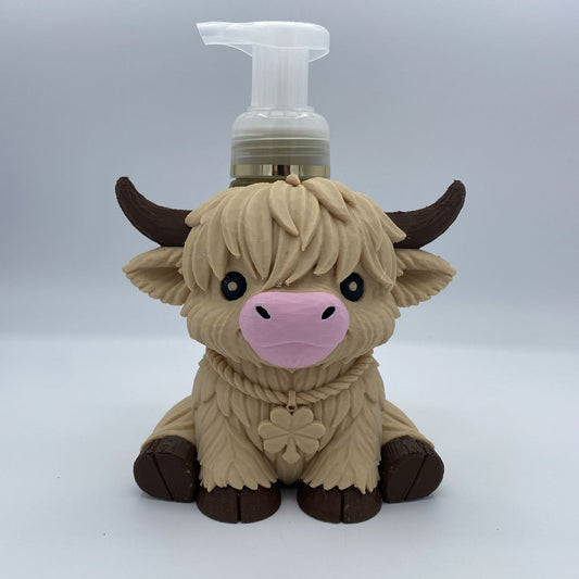 Bed Bath & Moo BBW Soap Holder - Funny Cow Soap Dispenser Holder