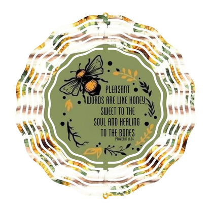 Proverbial Bible Bee Wind Spinner - wind spinner
