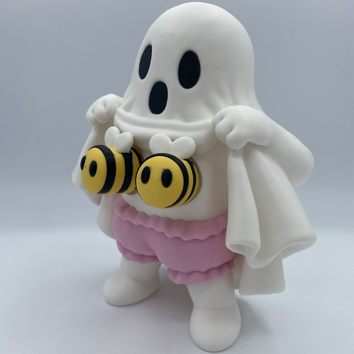 Close-up of Boo Bees ghost bee Halloween decoration