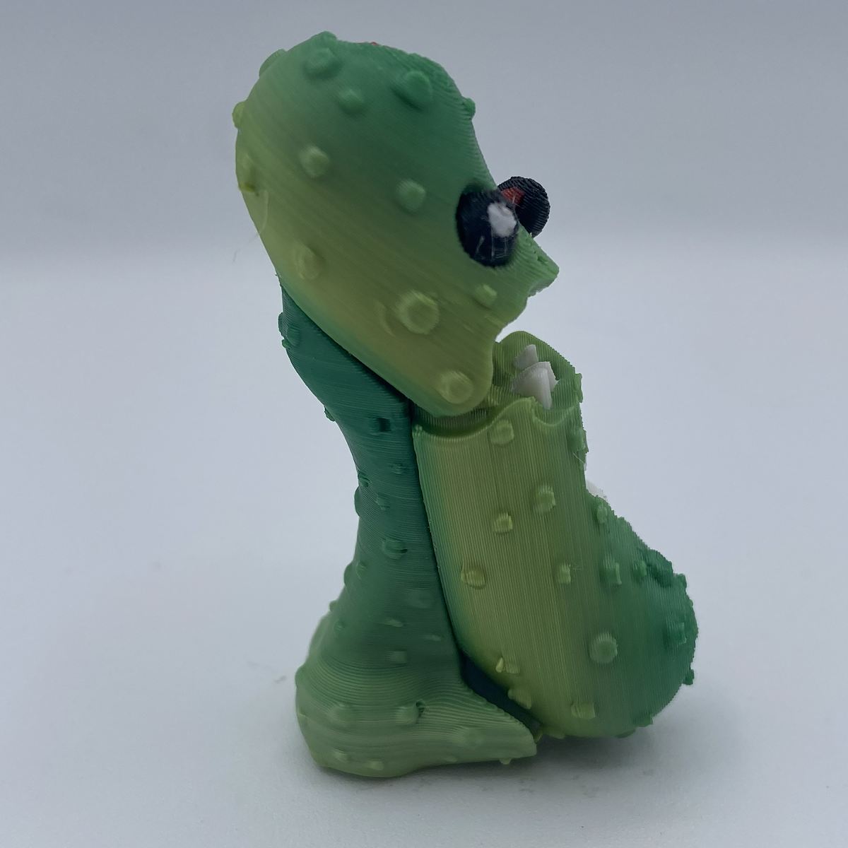 Tickles the Pickle - Articulated 3D Printed Fidget Toy & Keychain