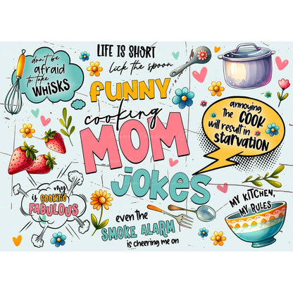 Mom Cooking Jokes Cutting Boards - Funny - utensil