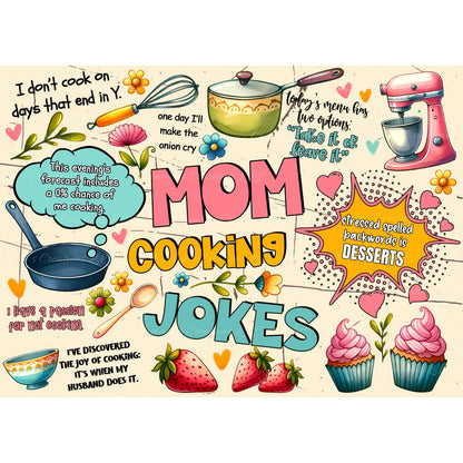 Mom Cooking Jokes Cutting Boards - utensil
