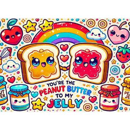 Your the Peanut Butter to my Jelly Cutting Board - utensil