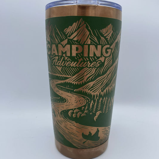Camping Adventures Engraved Tumbler