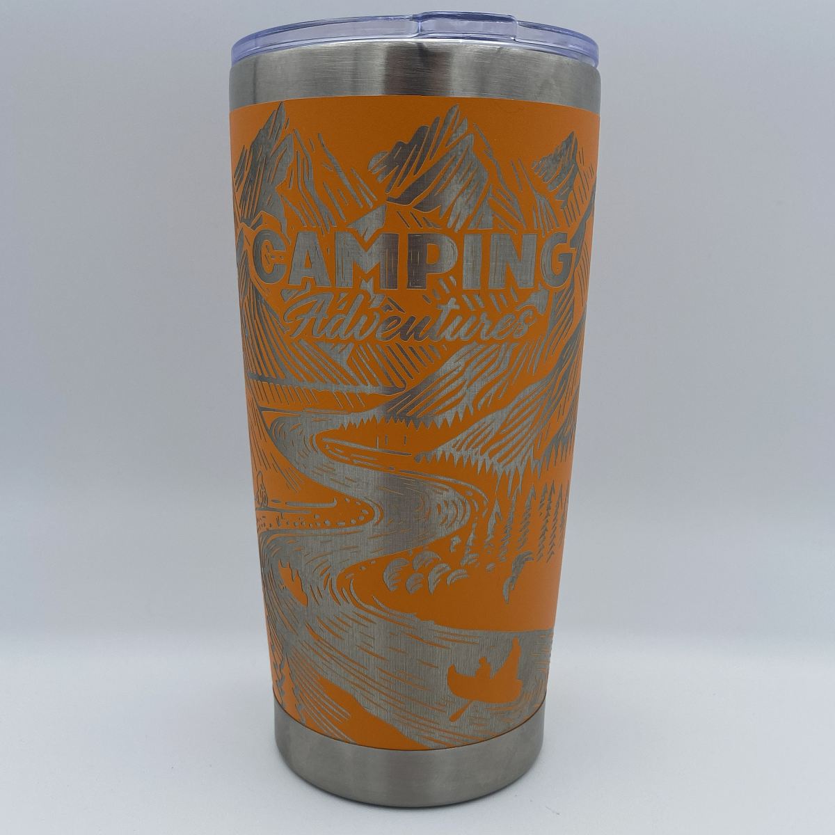 Camping Adventures Engraved Tumbler