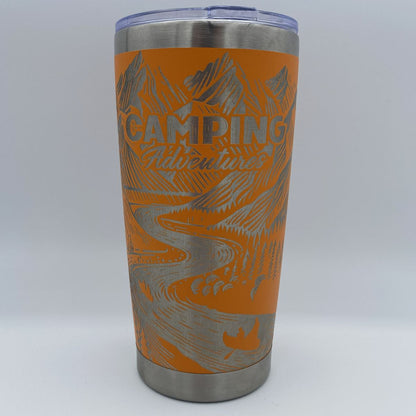 Camping Adventures Engraved Tumbler