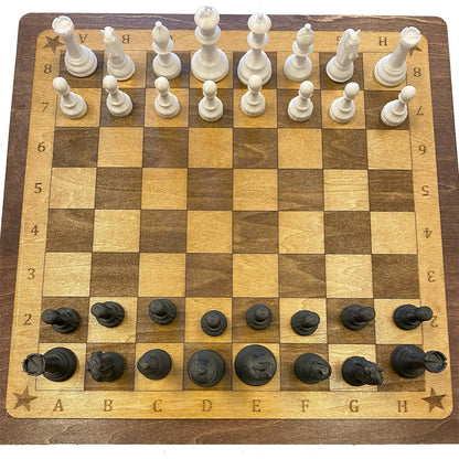 Chess & Checkers game set