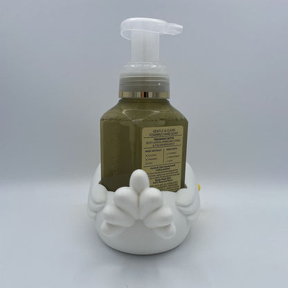Back view of chicken 3D printed soap holder