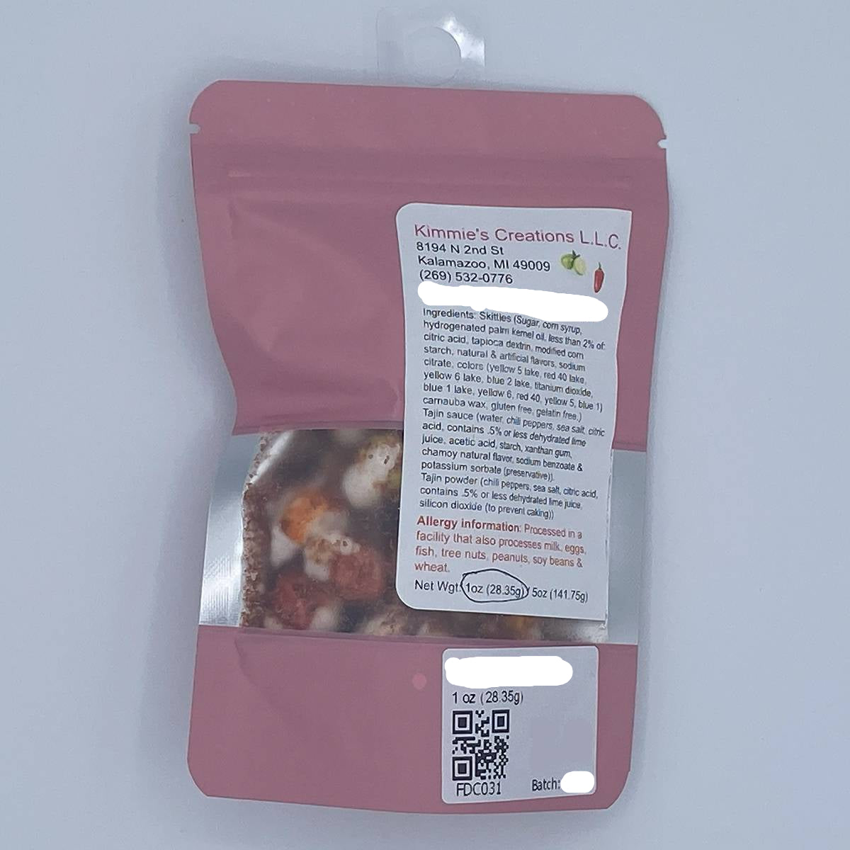 Chili-lime Fruit Bursts - 1 oz - freeze-dried candy
