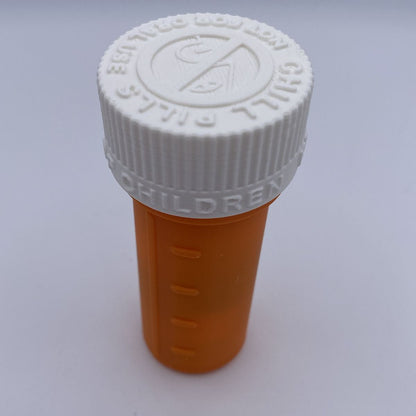Chill Pills articulated 3D printed fidget in a prescription bottle