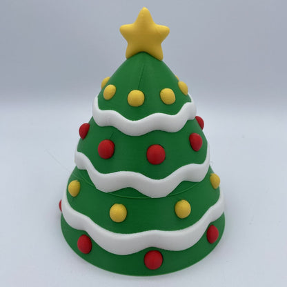 Christmas Tree and Snowmen 3D printed playset