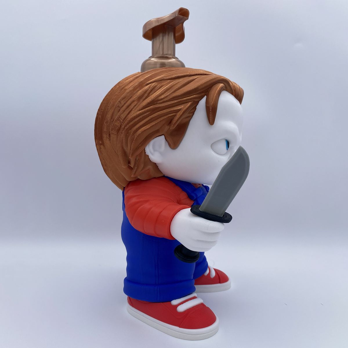 Chucky BBW Soap Holder - 3D Printed Horror Soap Dispenser Stand