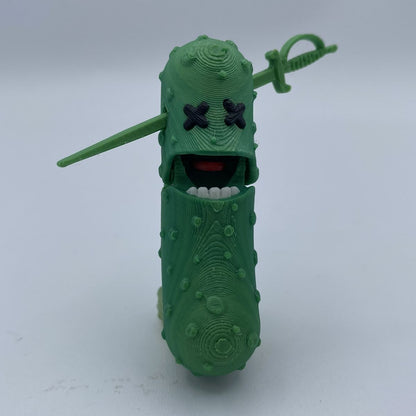 Tickles the Pickle - Articulated 3D Printed Fidget Toy & Keychain