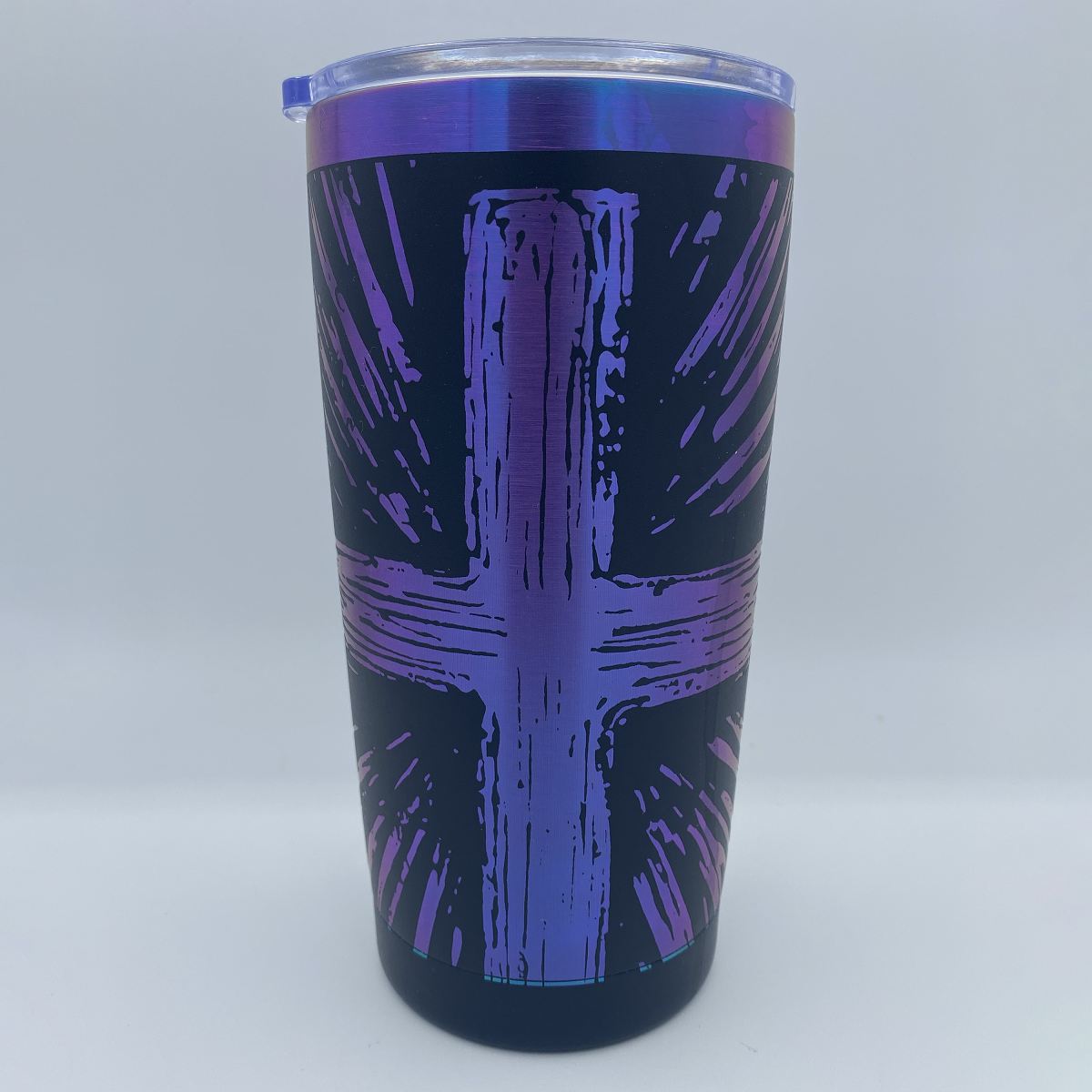 Cross Engraved Tumbler