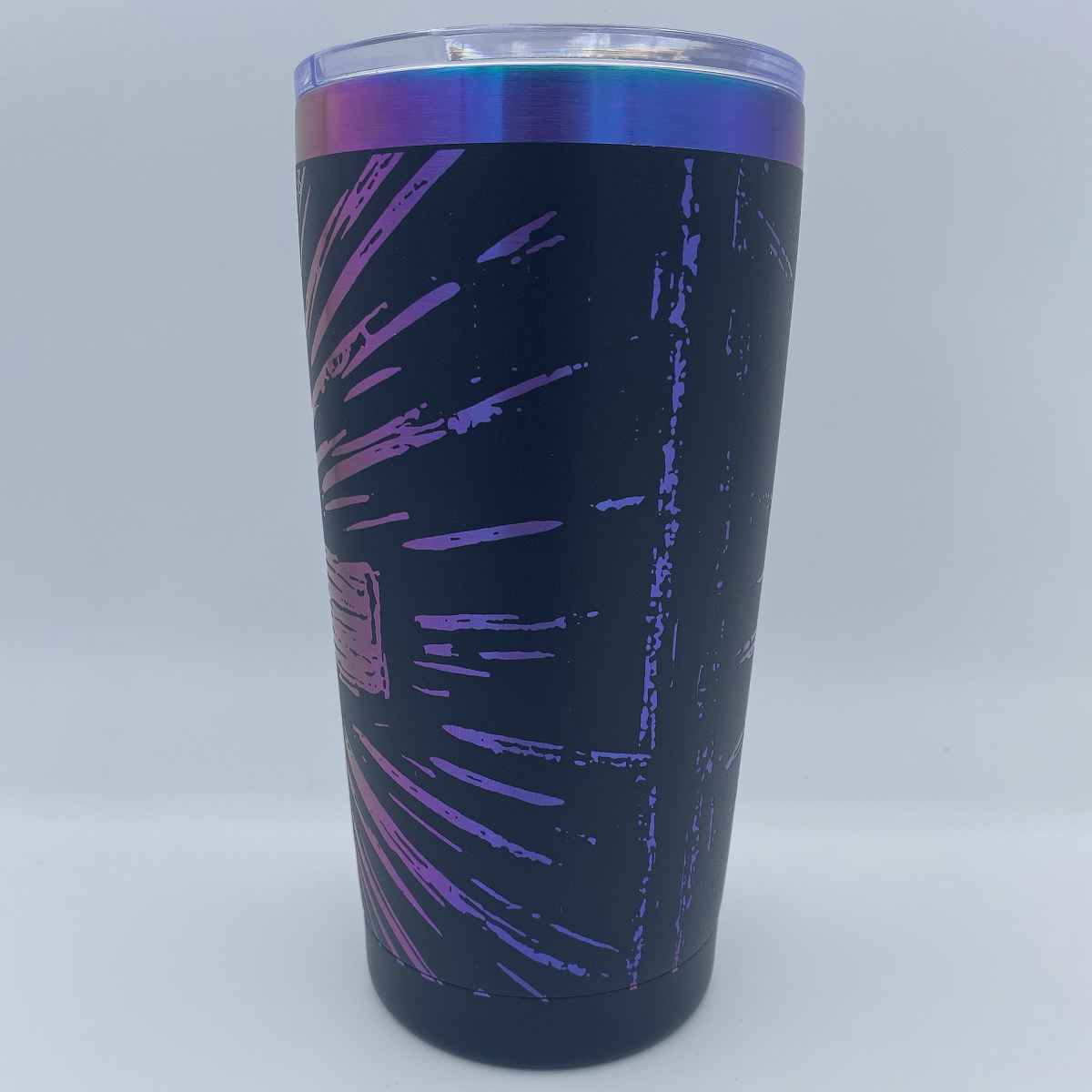 Cross Engraved Tumbler