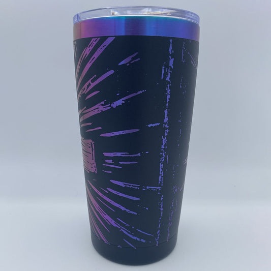 Cross Engraved Tumbler