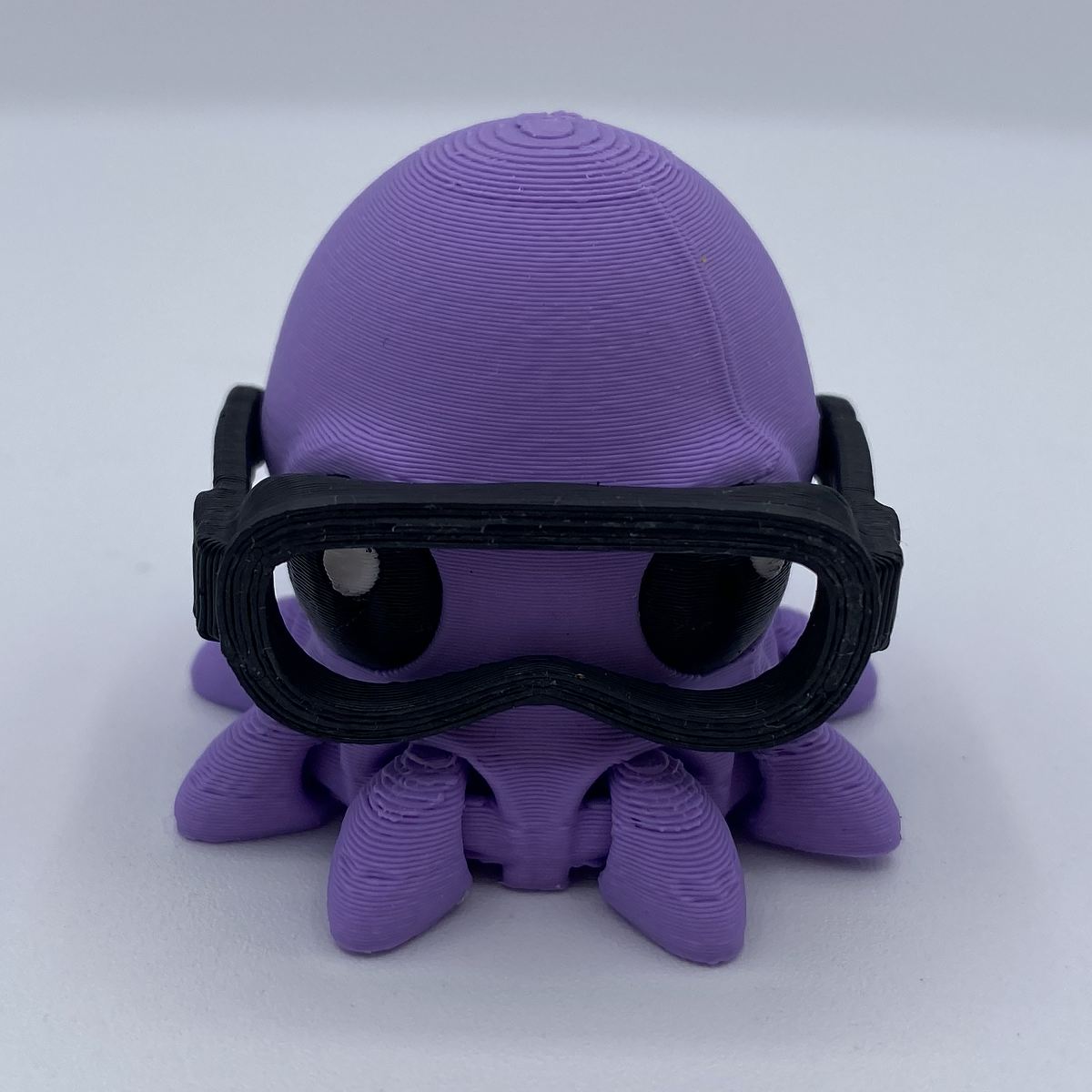 Deep Diver Octopus Articulated 3D Printed Toy / Keychain