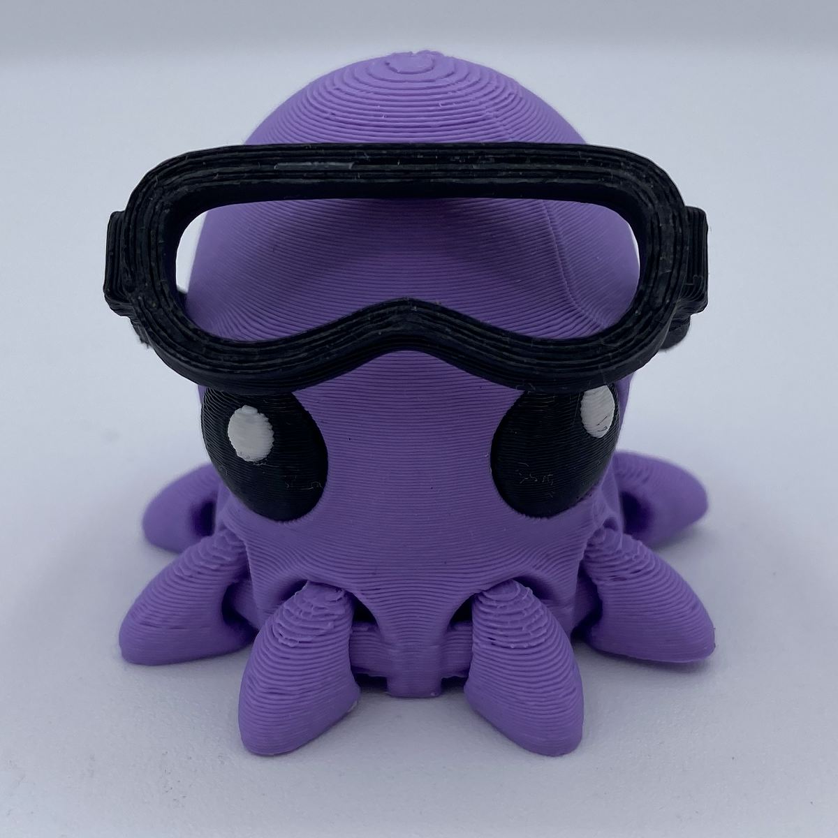 Deep Diver Octopus Articulated 3D Printed Toy / Keychain