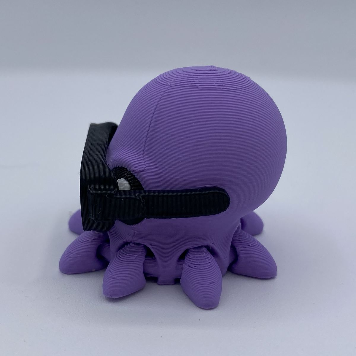 Deep Diver Octopus Articulated 3D Printed Toy / Keychain