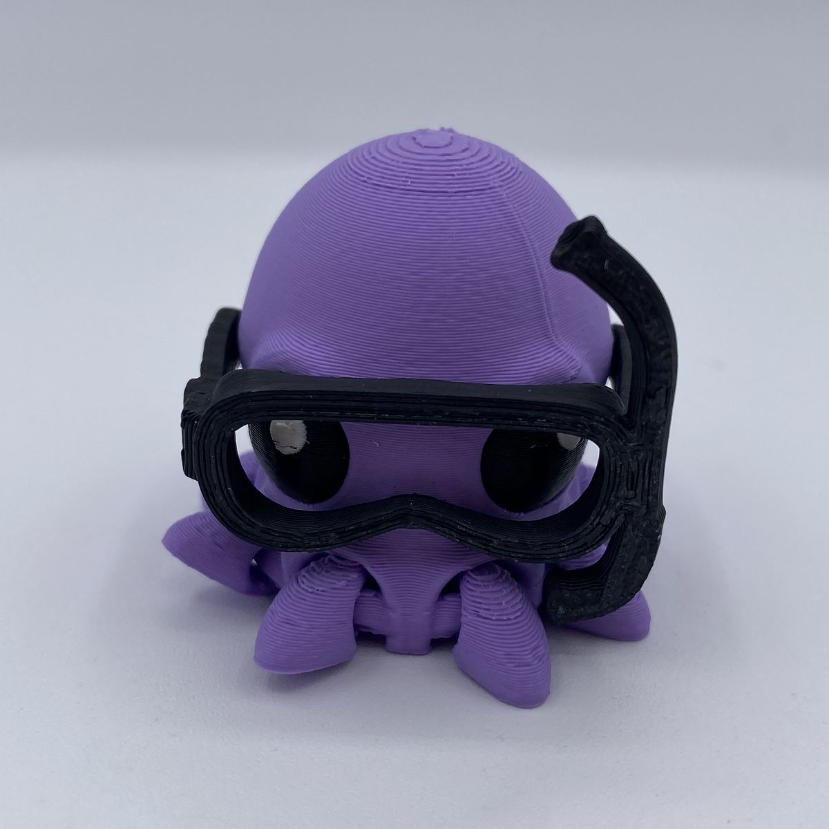 Deep Diver Octopus Articulated 3D Printed Toy / Keychain