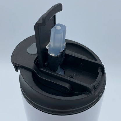 Serene Wolves a Dual Opening Skinny Tumbler