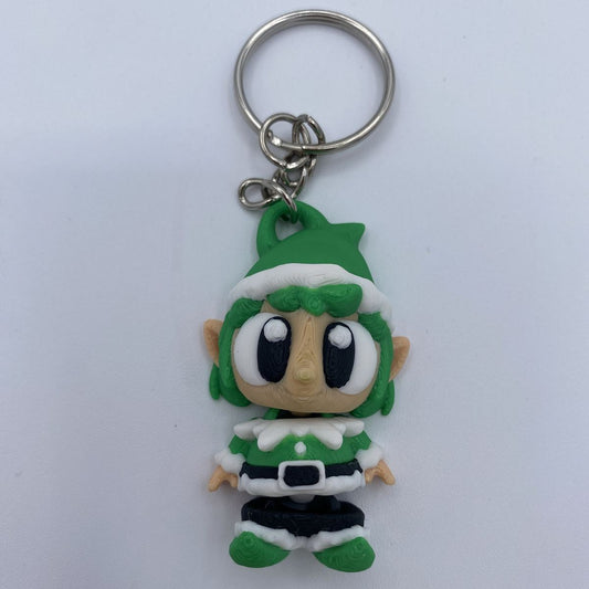 Elf flexi Keychain 3d print