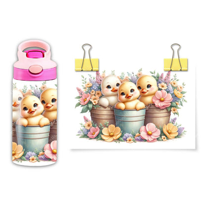 Ducks in Buckets - a 12 oz Flip Top - flip top