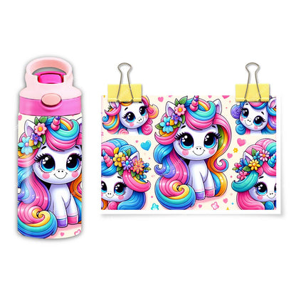 Magical Unicorn Flip Top Water Bottle: A Splash of Fun! - Kimmie's Creations L.L.C.