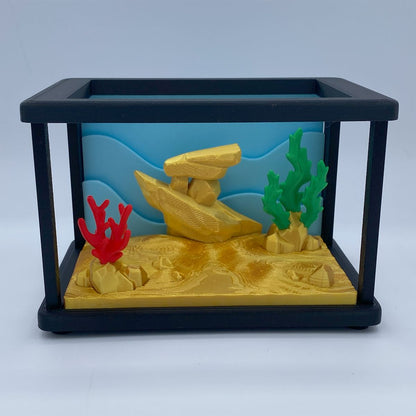 Aquarium with Coral, Algae and a Clownfish 3D print