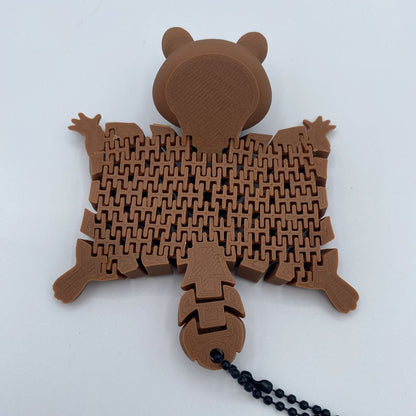 Flying Squirrel Flexi Keychain