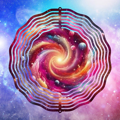 Spiral Galaxy on a Wind Spinner - No Planets - wind spinner