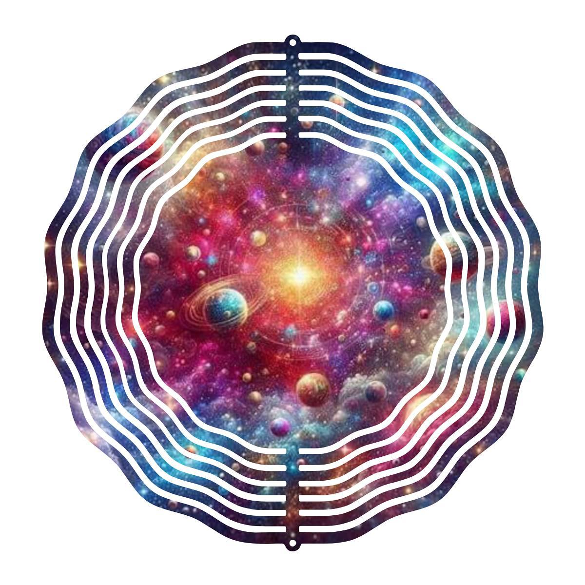 Spiral Galaxy on a Wind Spinner - wind spinner