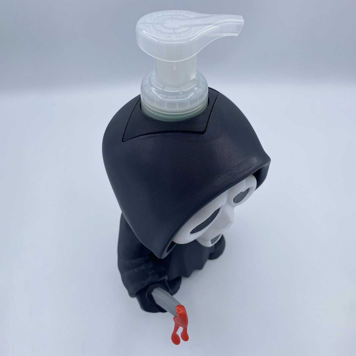 Ghostface BBW Soap Holder - 3D Printed Horror Soap Dispenser Stand