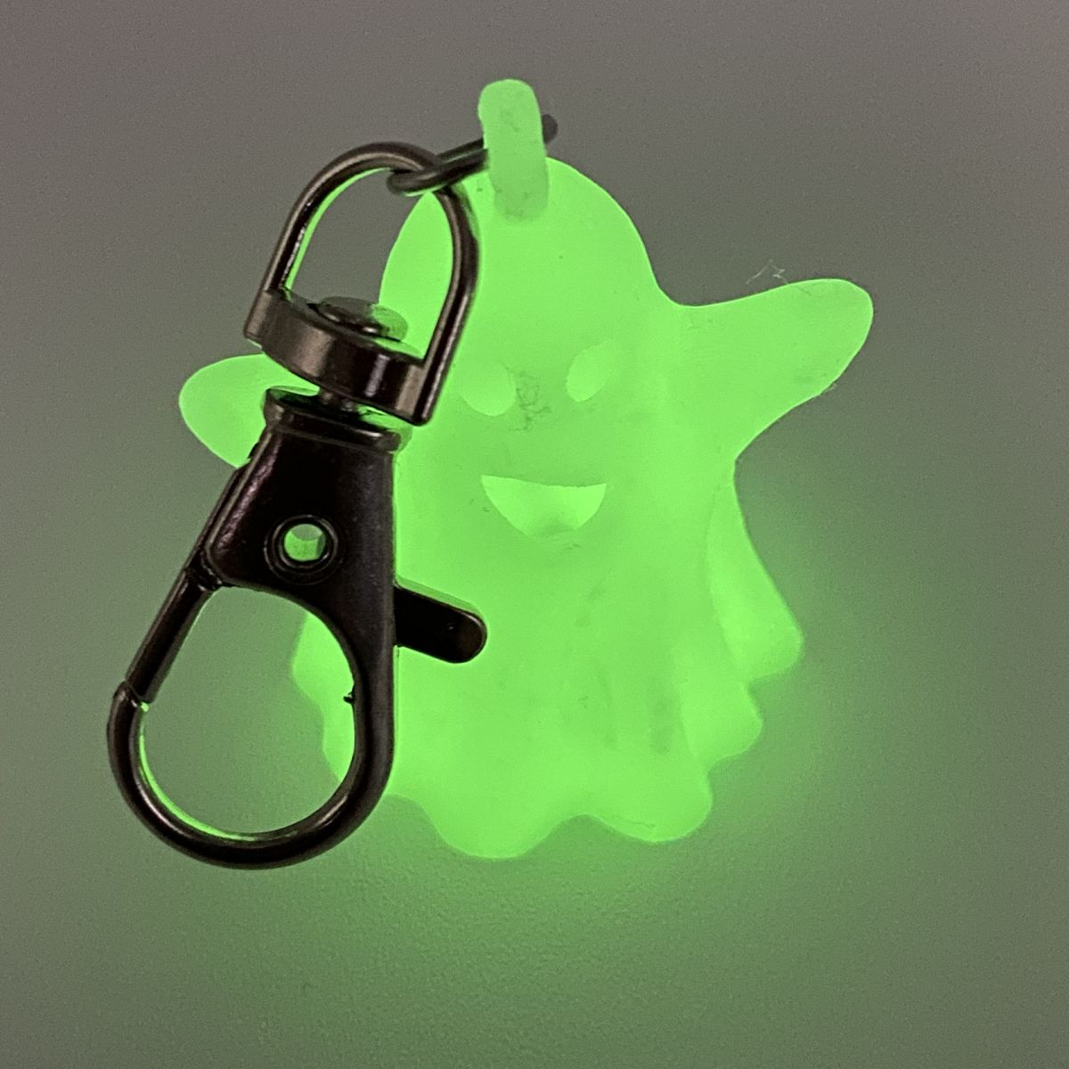 GlowingCuteFriendlyGhostrainbowzipperpullilluminated - Kimmie's Creations L.L.C.