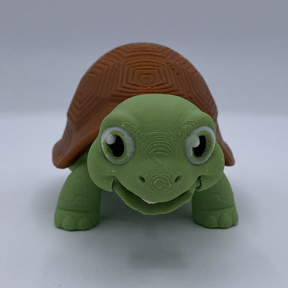 Greek Tortoise Terrarium - 3D Printed Articulated Diorama
