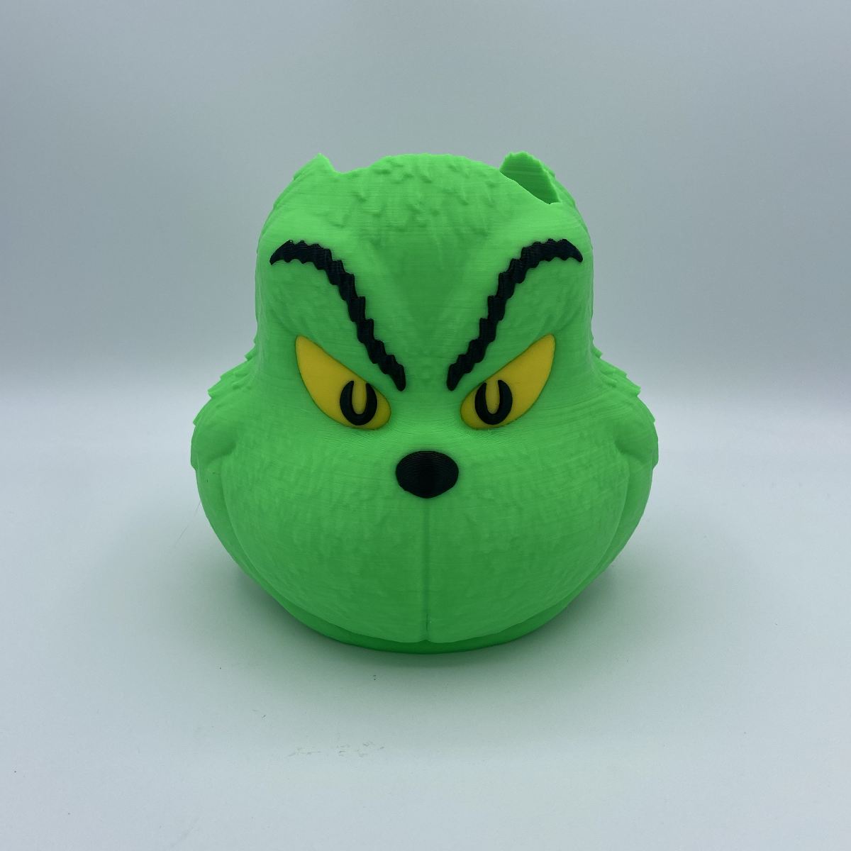 Grinch Bust BBW soap holder 3D printed Christmas decor