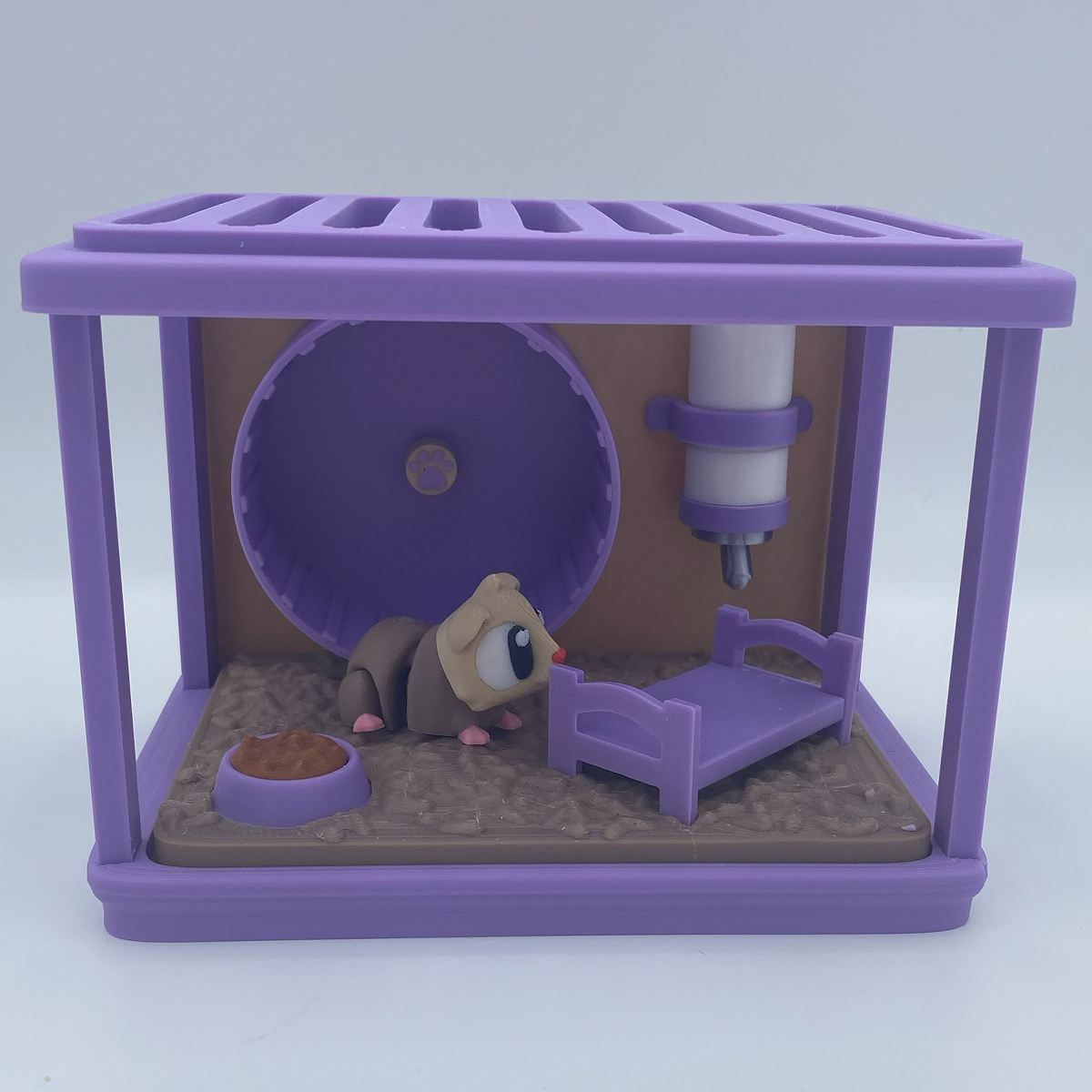 Guinea Pig Cage with a Guinea Pig 3D print