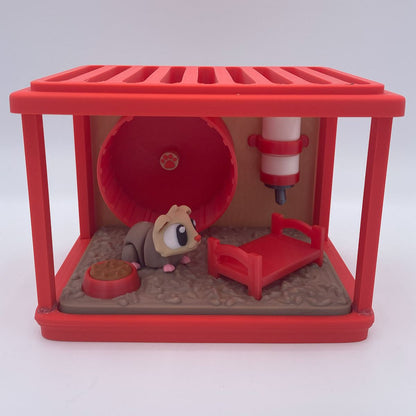 Guinea Pig Cage with a Guinea Pig 3D print