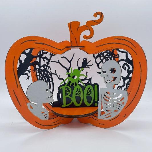 Halloween 3D Pumpkin Decorative Display