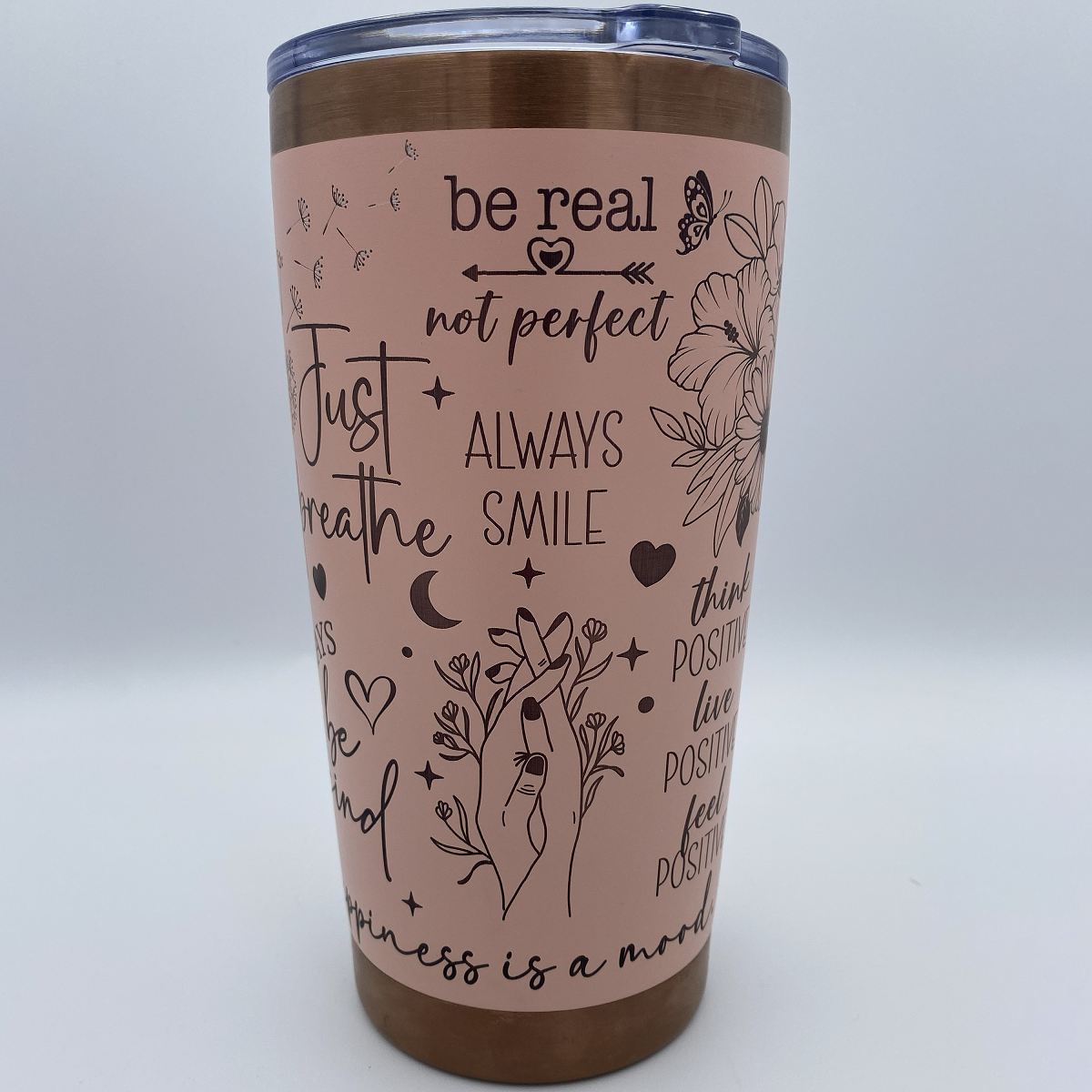 Happy Thoughts 20oz Engraved Tumbler
