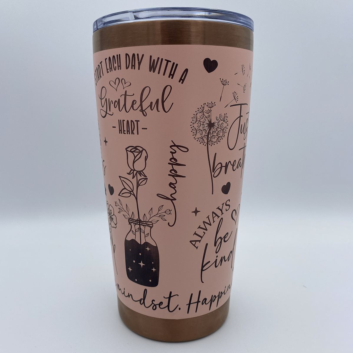 Happy Thoughts 20oz Engraved Tumbler