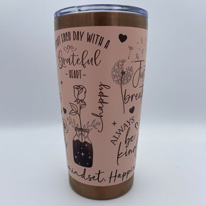 Happy Thoughts 20oz Engraved Tumbler