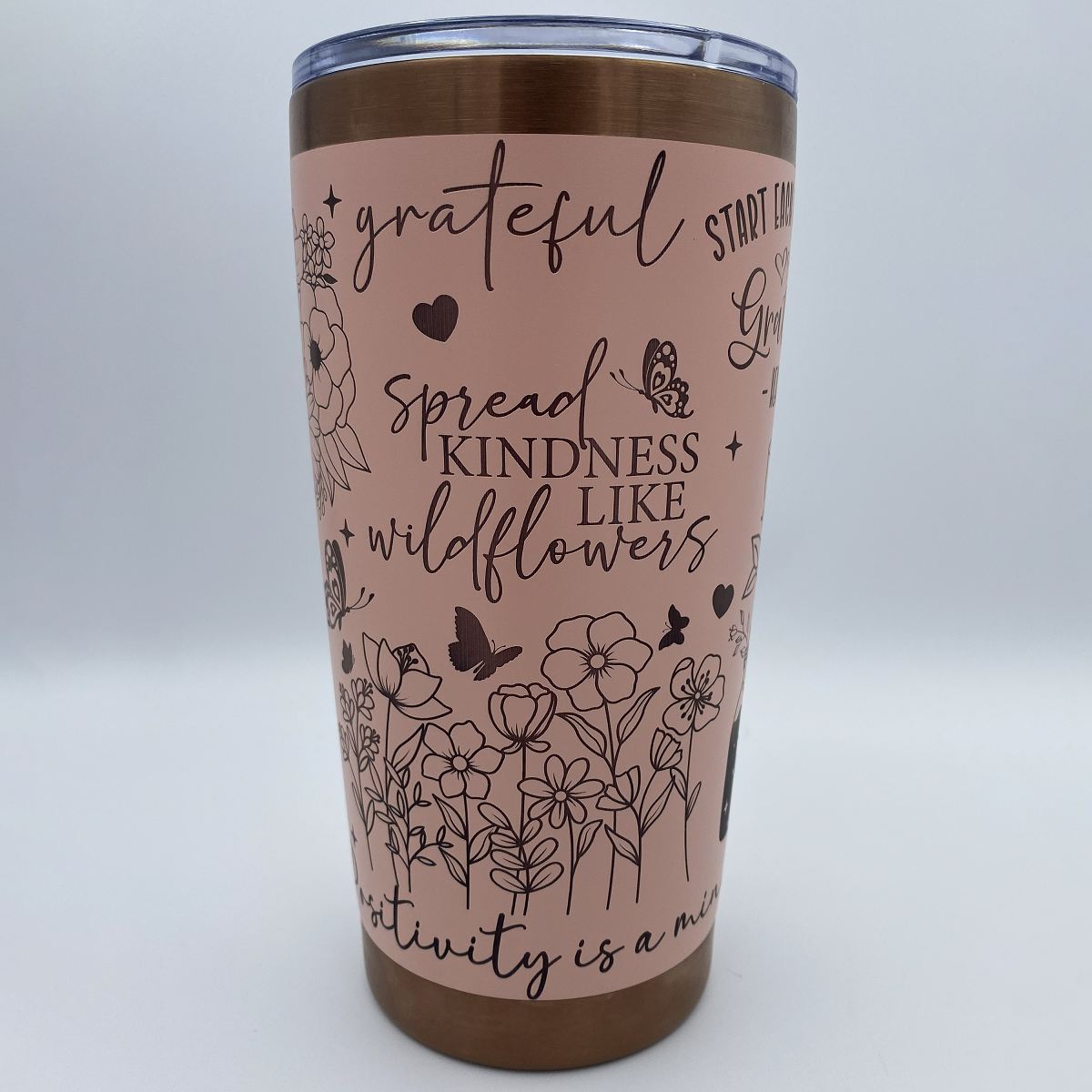 Happy Thoughts 20oz Engraved Tumbler