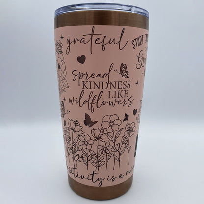 Happy Thoughts 20oz Engraved Tumbler