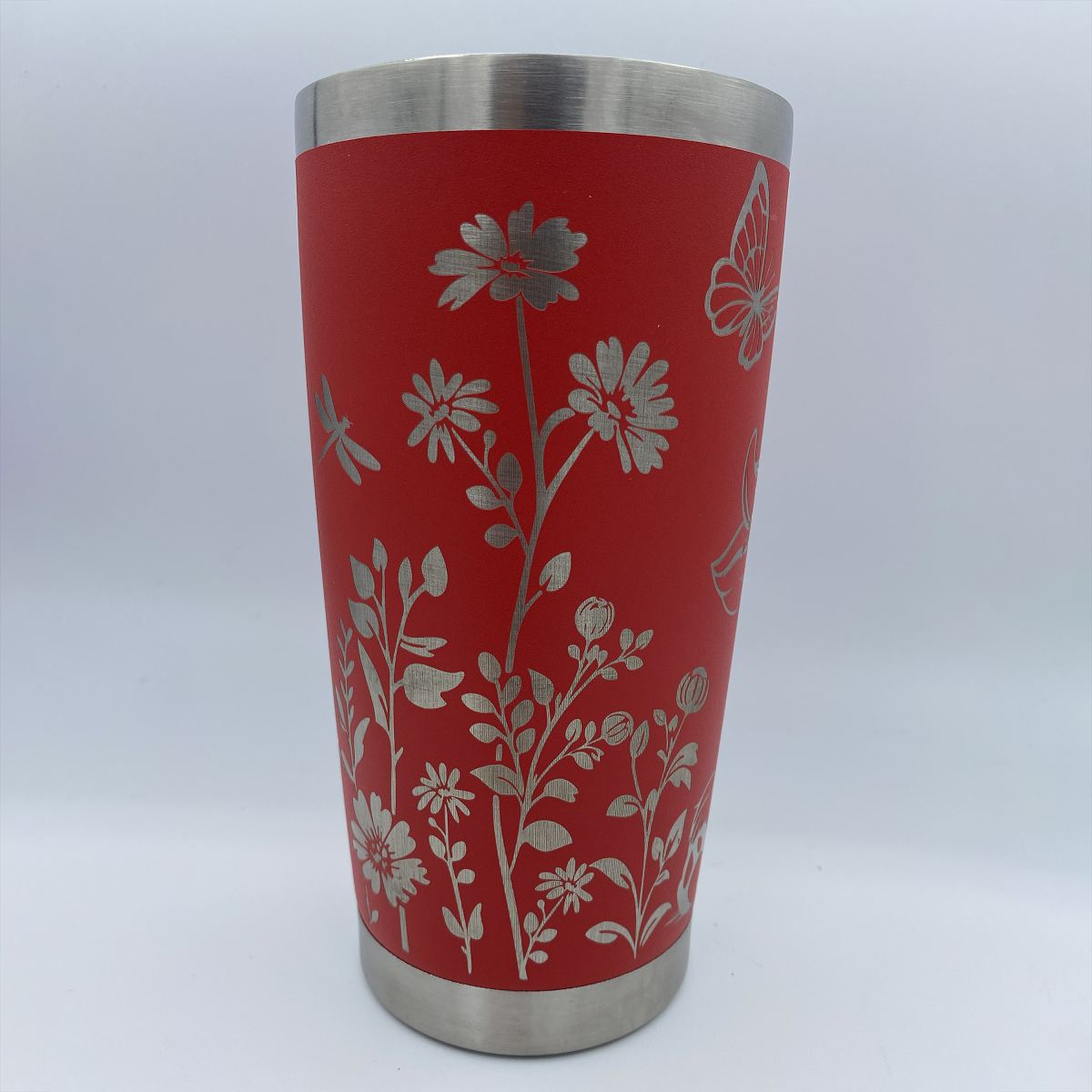 HighlandCowwithButterfliesandFlowers3 - Kimmie's Creations L.L.C.