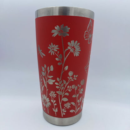 HighlandCowwithButterfliesandFlowers3 - Kimmie's Creations L.L.C.