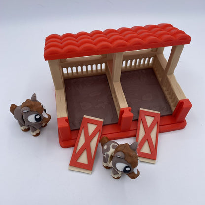Stable with Horses Playset