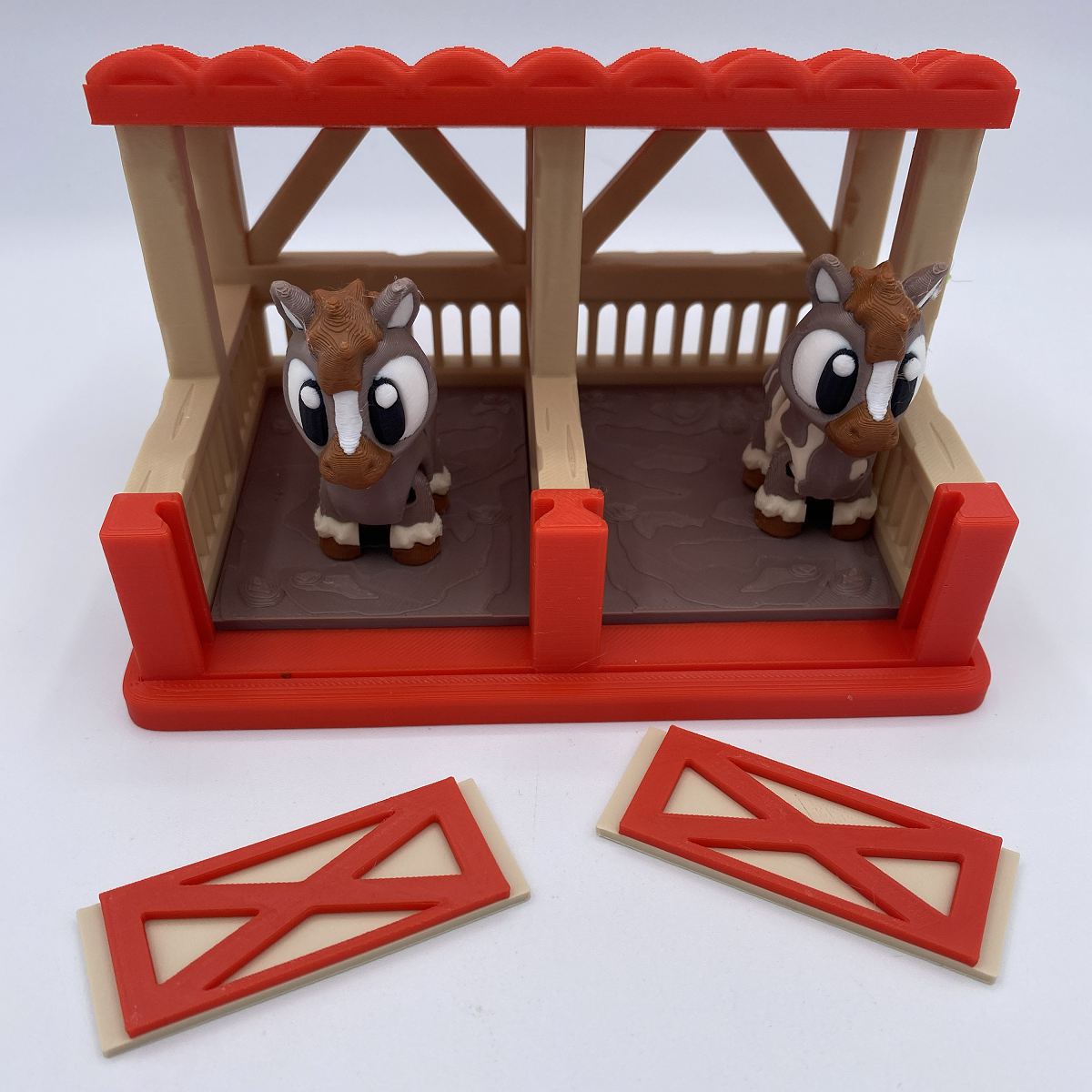Stable with Horses Playset