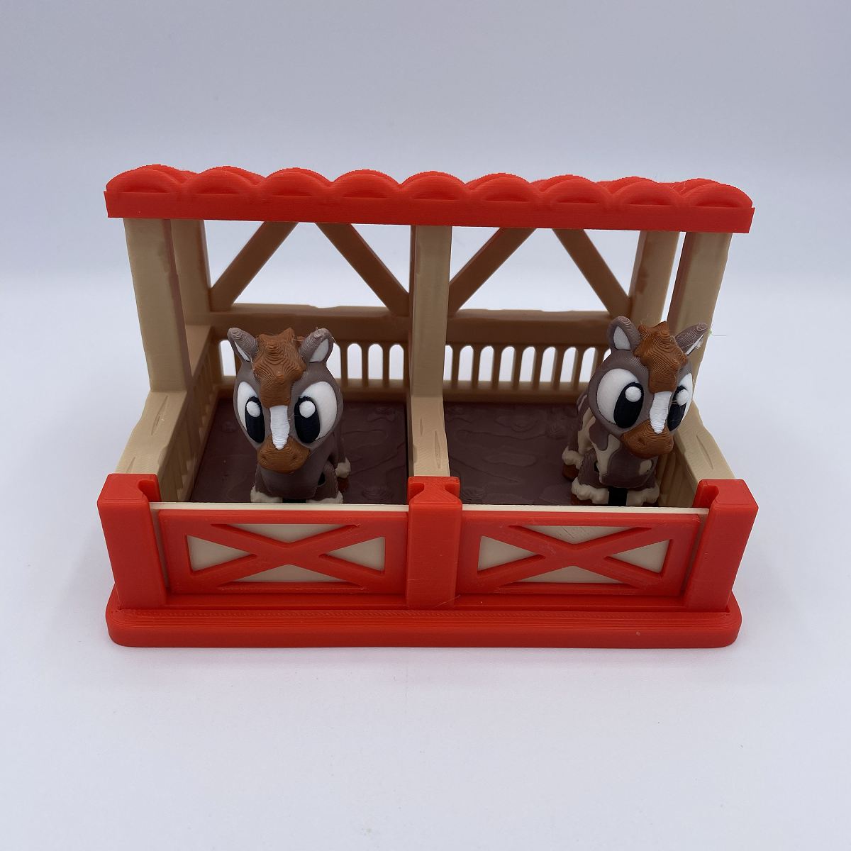 Stable with Horses Playset