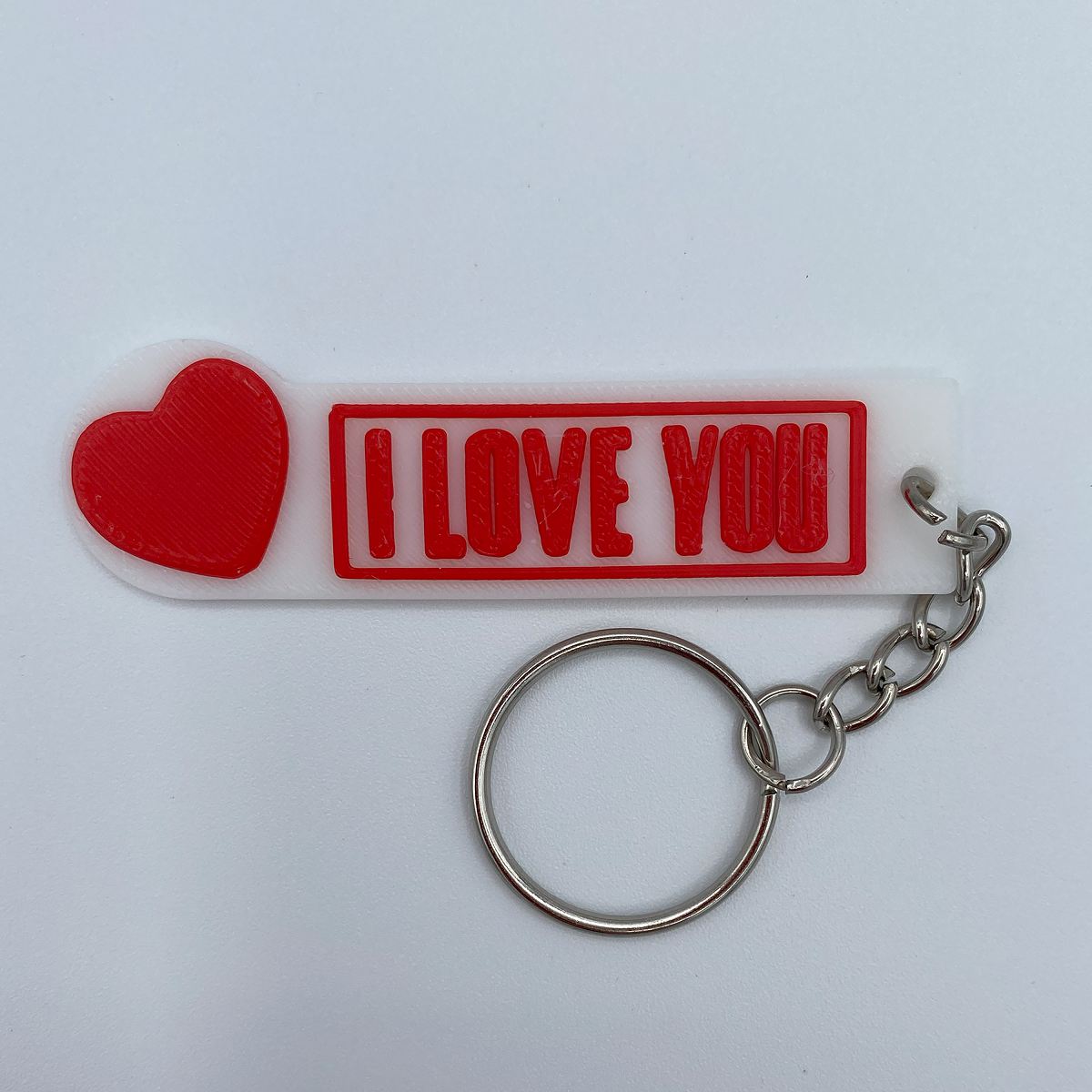I Love You Keychain 3D print